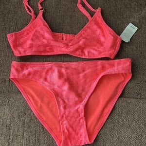 Vibrant Pink Women's Bikini Set